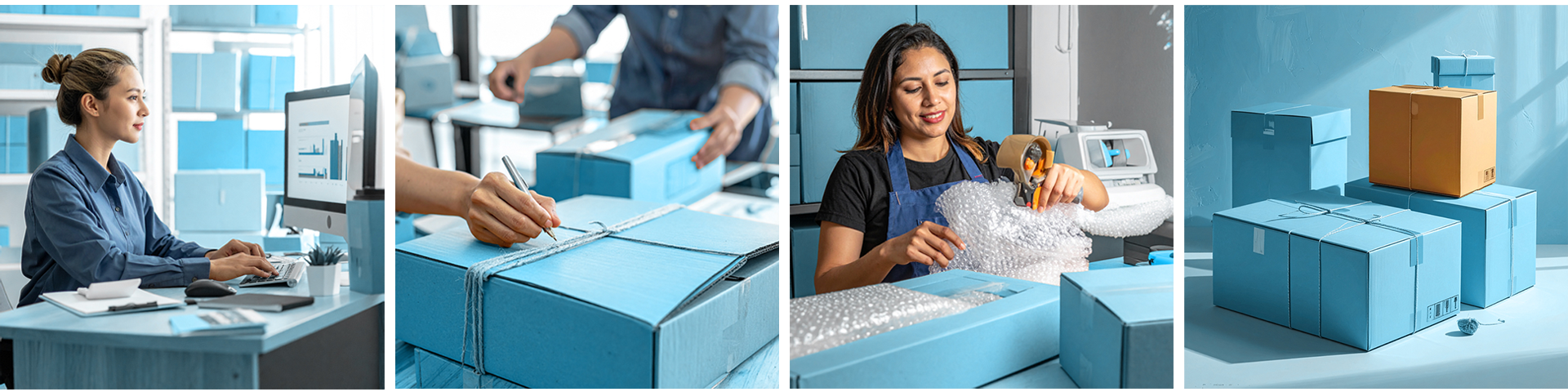 four phases of MAK packaging and fulfillment